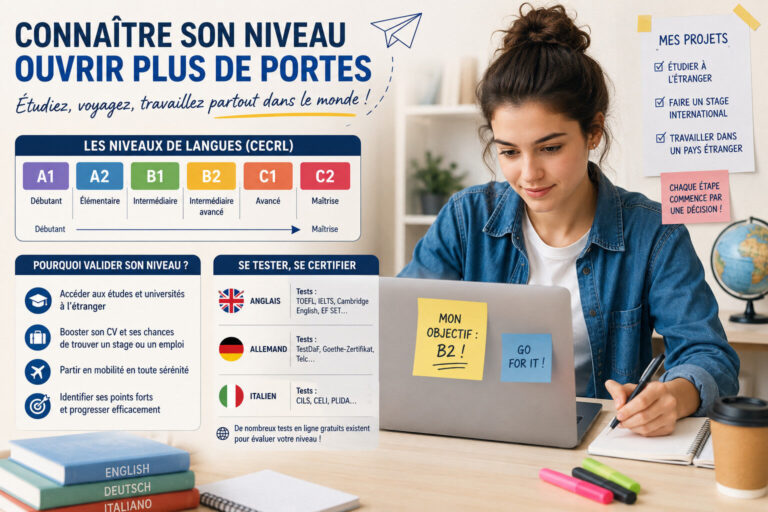 Comprendre les niveaux de langues (A1 à C2)